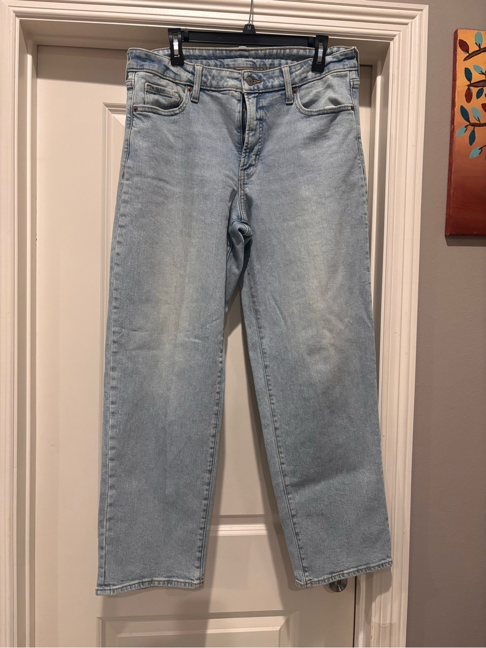 Old Navy Light Wash Straight-Leg Jeans
